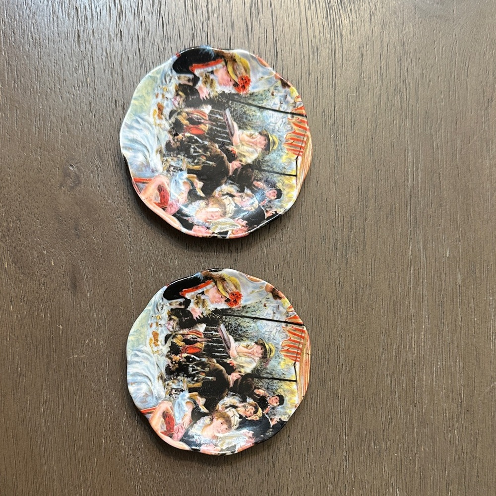 Vintage Colorful Decorative Plates